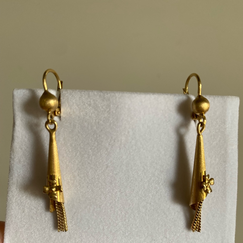 14 Kt Italian Gold Earrings